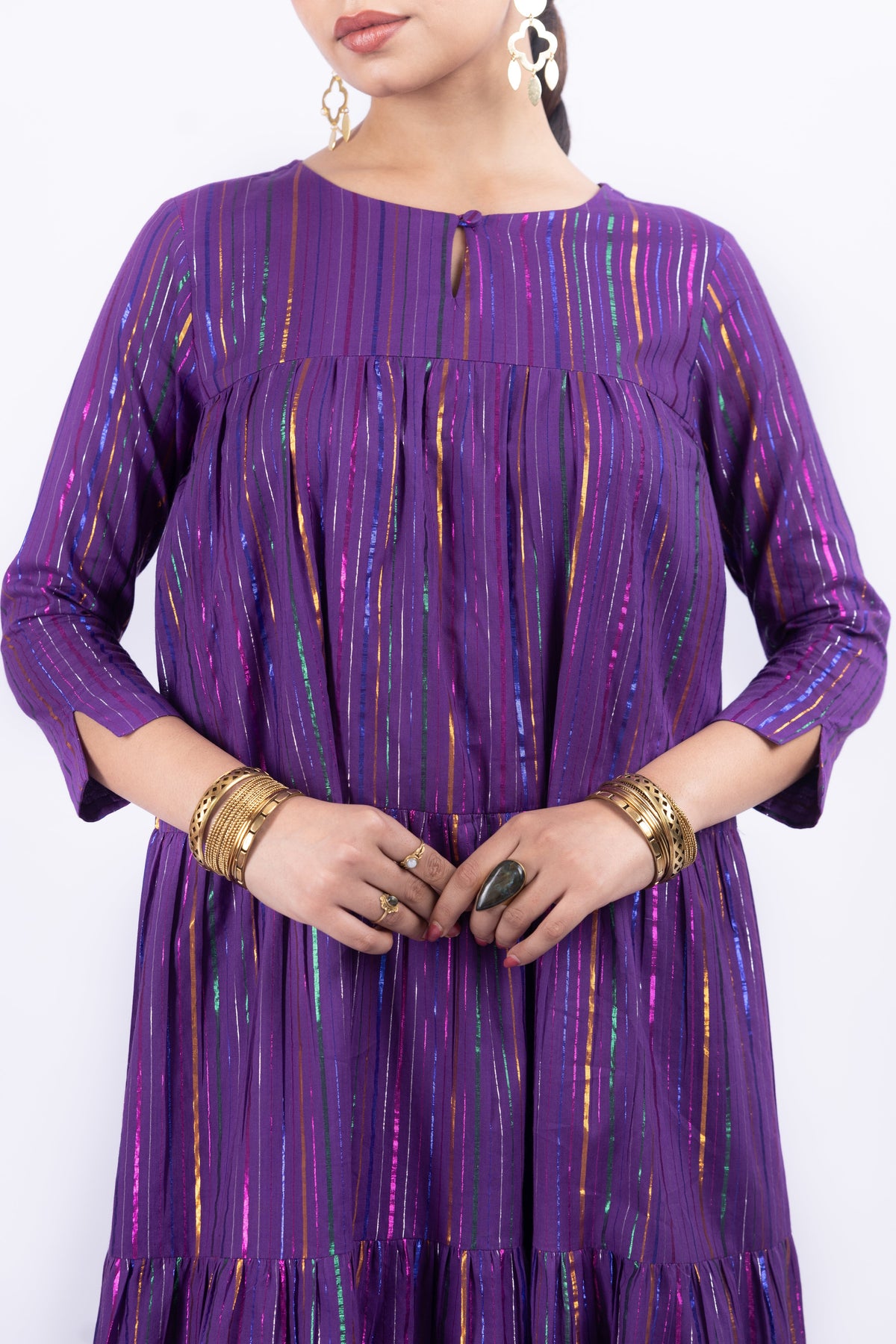 JALSA PURPLE CO-ORD SET OF 2